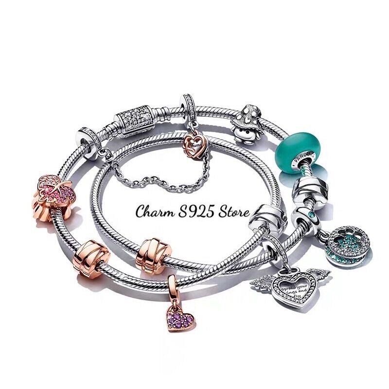 HẠT CHARM PAN ALE CÂY NẤM BẠC S925