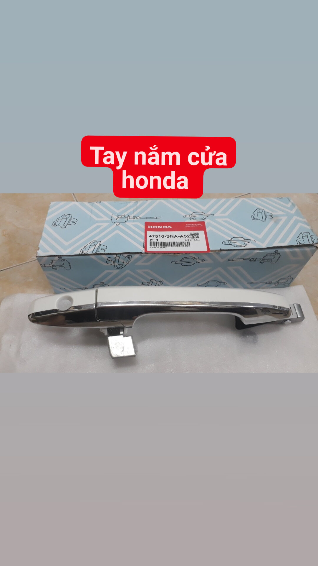 Tay nắm cửa / tay nắm mở cánh cửa honda civic 2006-2011