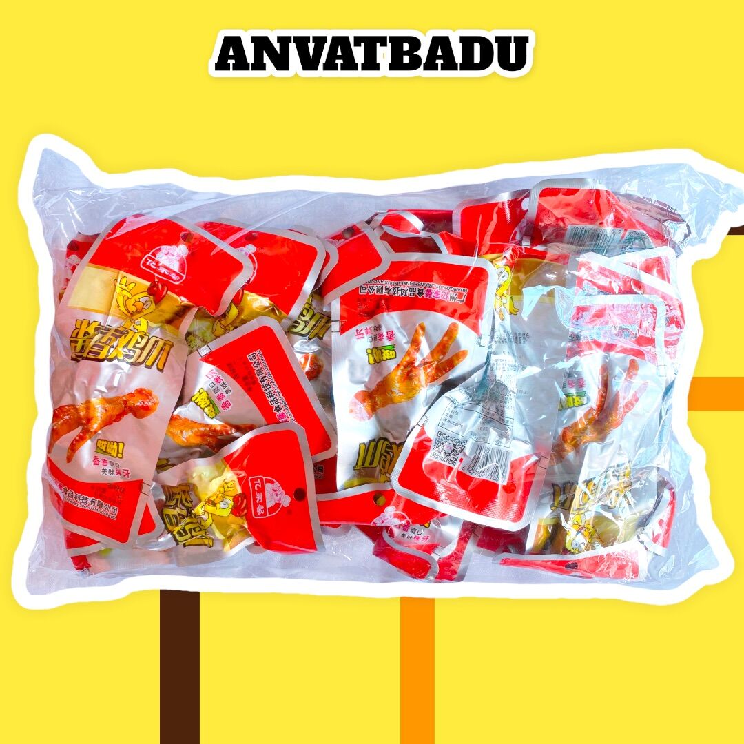 Chân gà cay tứ xuyên ❤️ freeship ❤️ túi 30 chân gà cay tứ xuyên