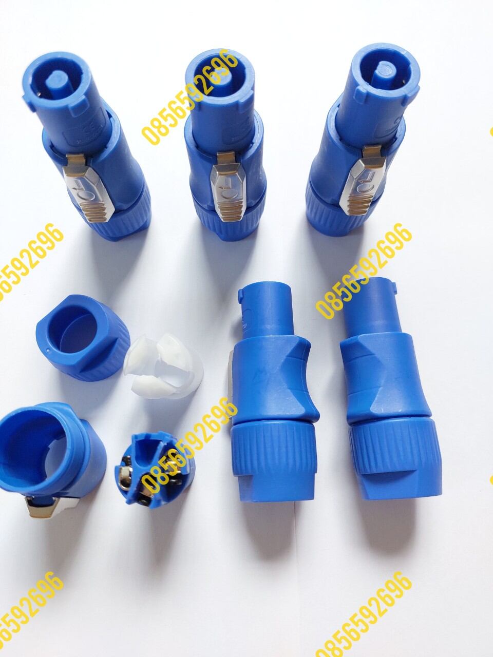 Jack cắm nguồn 3 pin, bộ 10 chiếc