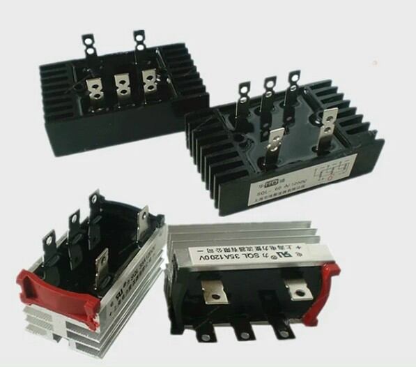 Cầu diode 50A 1200v 4 chân 1 pha, cầu diode 50A 1200v 5 chân 3 pha