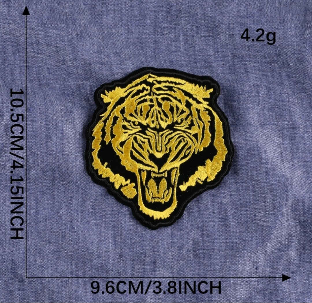 Sticker Thêu Ủi Hình Con Sói Cao Cấp MS445872