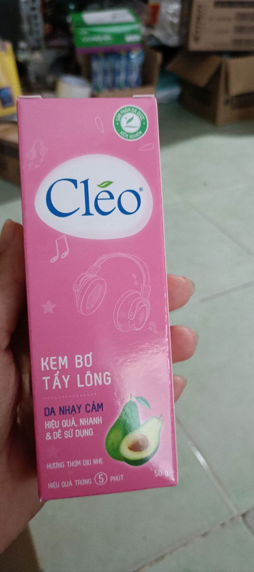 Kem tẩy lông dưỡng ẩm sáng da Cleo 50ml