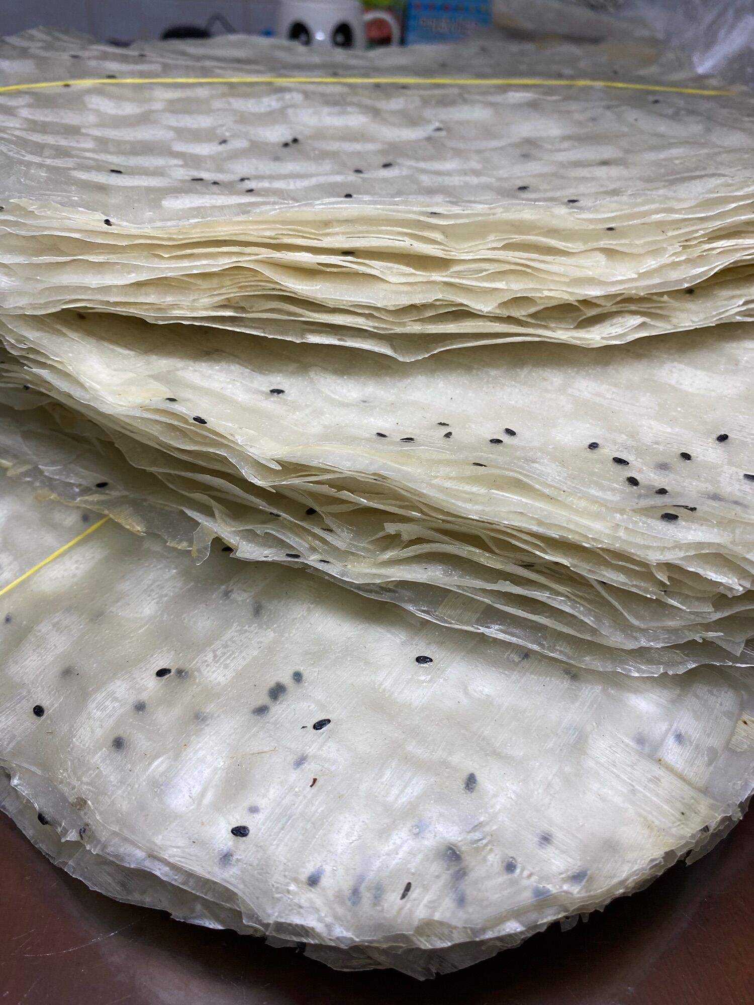 Bánh Tráng Nhúng Bình Định (39k / ràng 20 cái - Nhà làm, dẻo dai, thơm ngon)