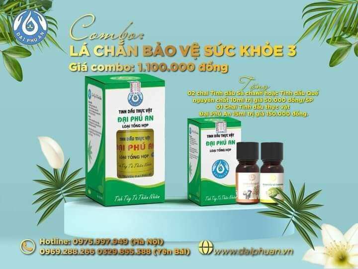 tình dầu thực vật đại phú an 15ml