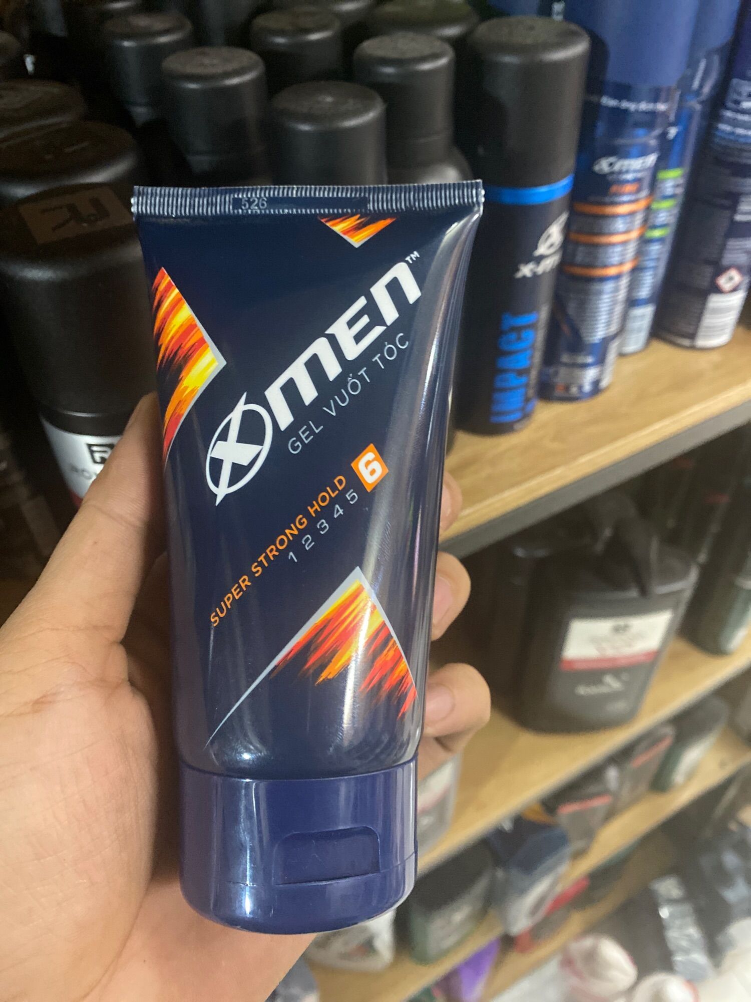Gel vuốt tóc x-men super strong hold 150g