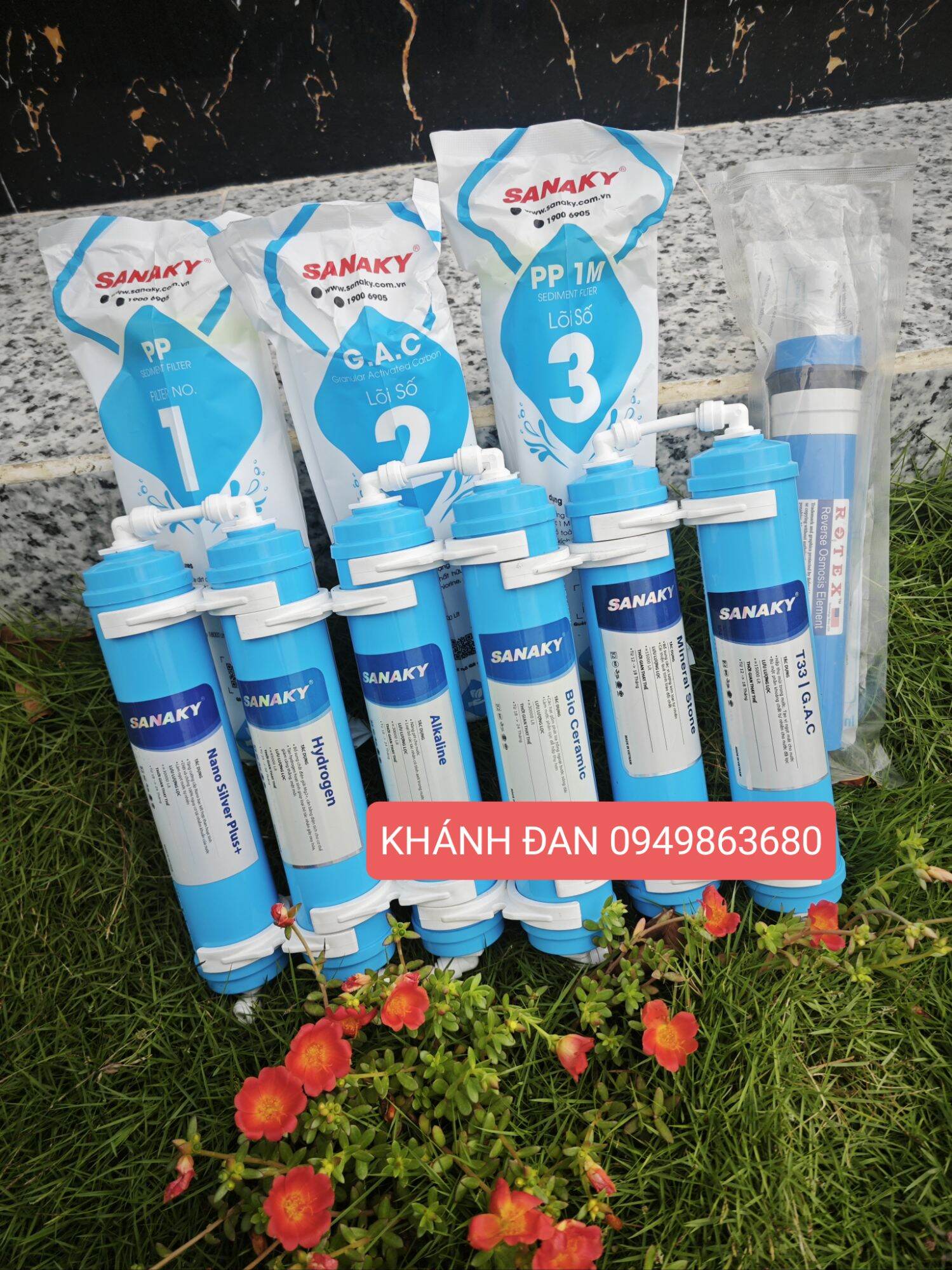 BỘ 10 lõi sanaky (lõi 1 đến lõi 10 )