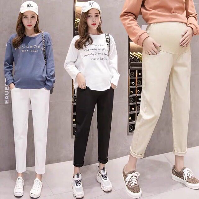 🤰quần bầu kaki mềm đẹp quảng châu