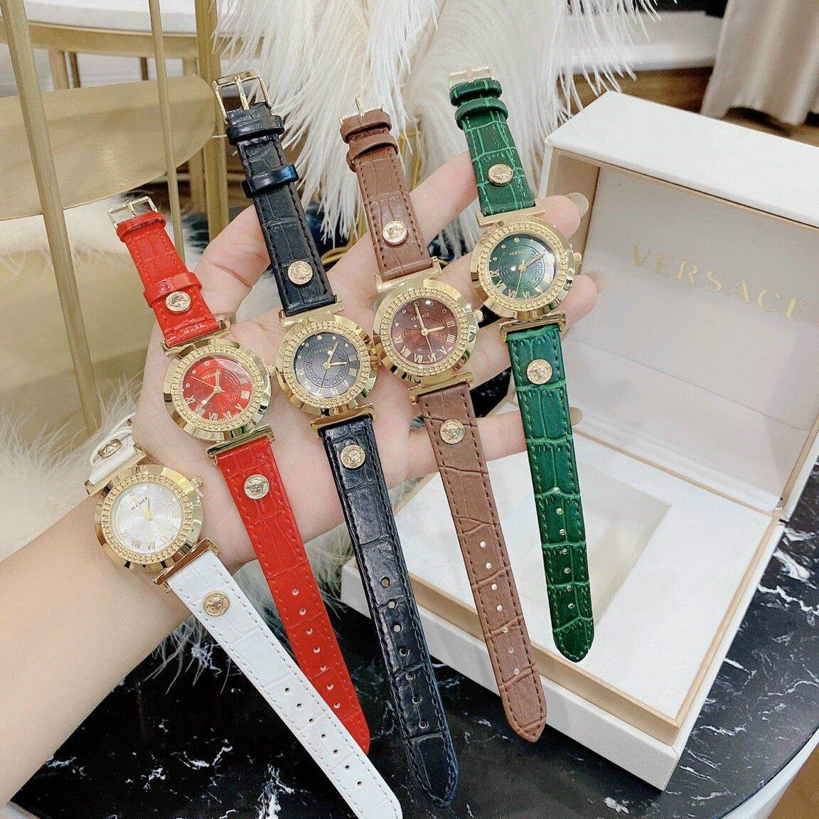 Đồng Hồ VC dây da cao cấp