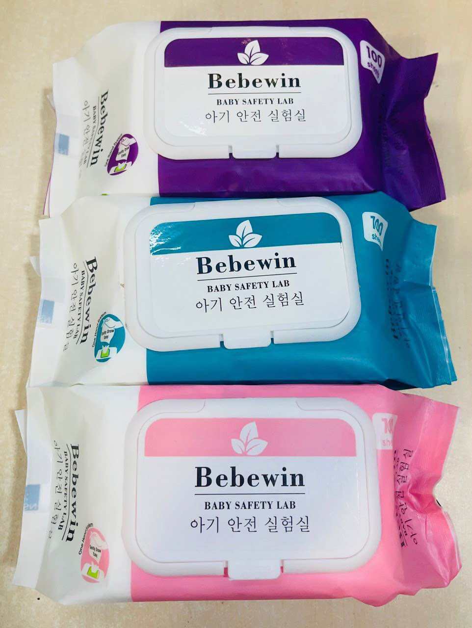 Giá sỉ Khăn ướt Bebewin không mùi công nghệ Hàn Quốc