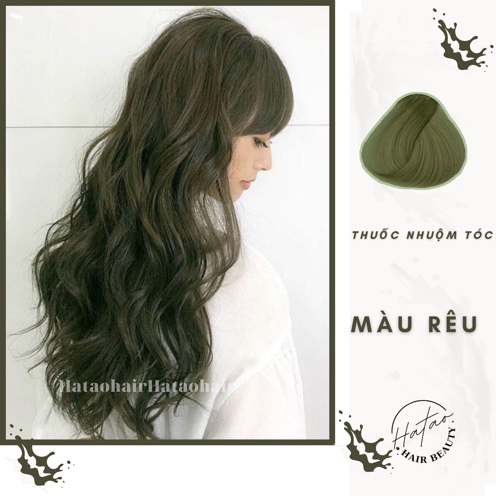 [HCM]Thuốc nhuộm tóc Kami màu Rêu (9J) + TẶNG kèm trợ nhuộm 100ml