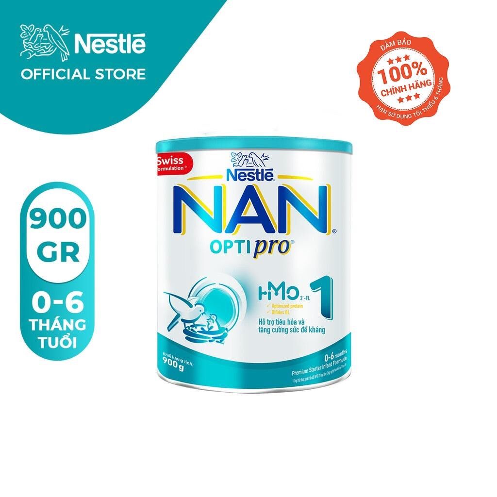 Combo 2 lon sữa bột nan optipro số 1 lon 900g