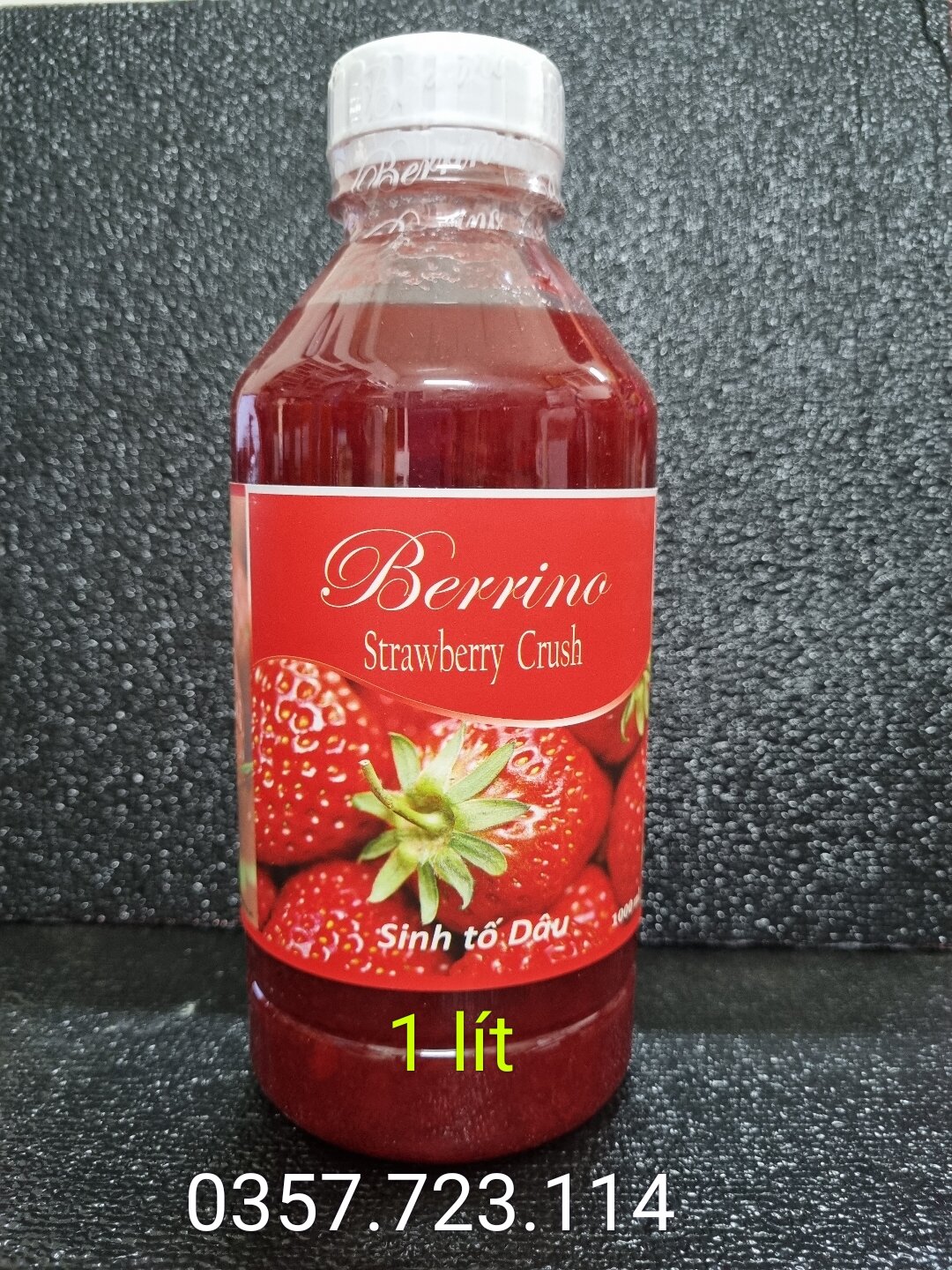 Sinh tố Berrino,mứt Berrino - chai 1 lít