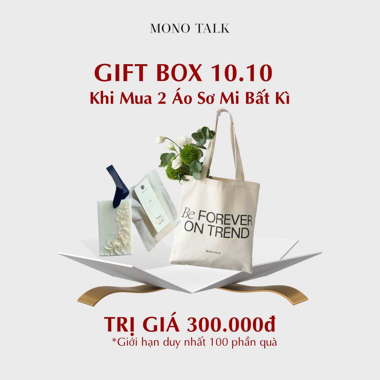 Túi tote mono talk be forever on trend