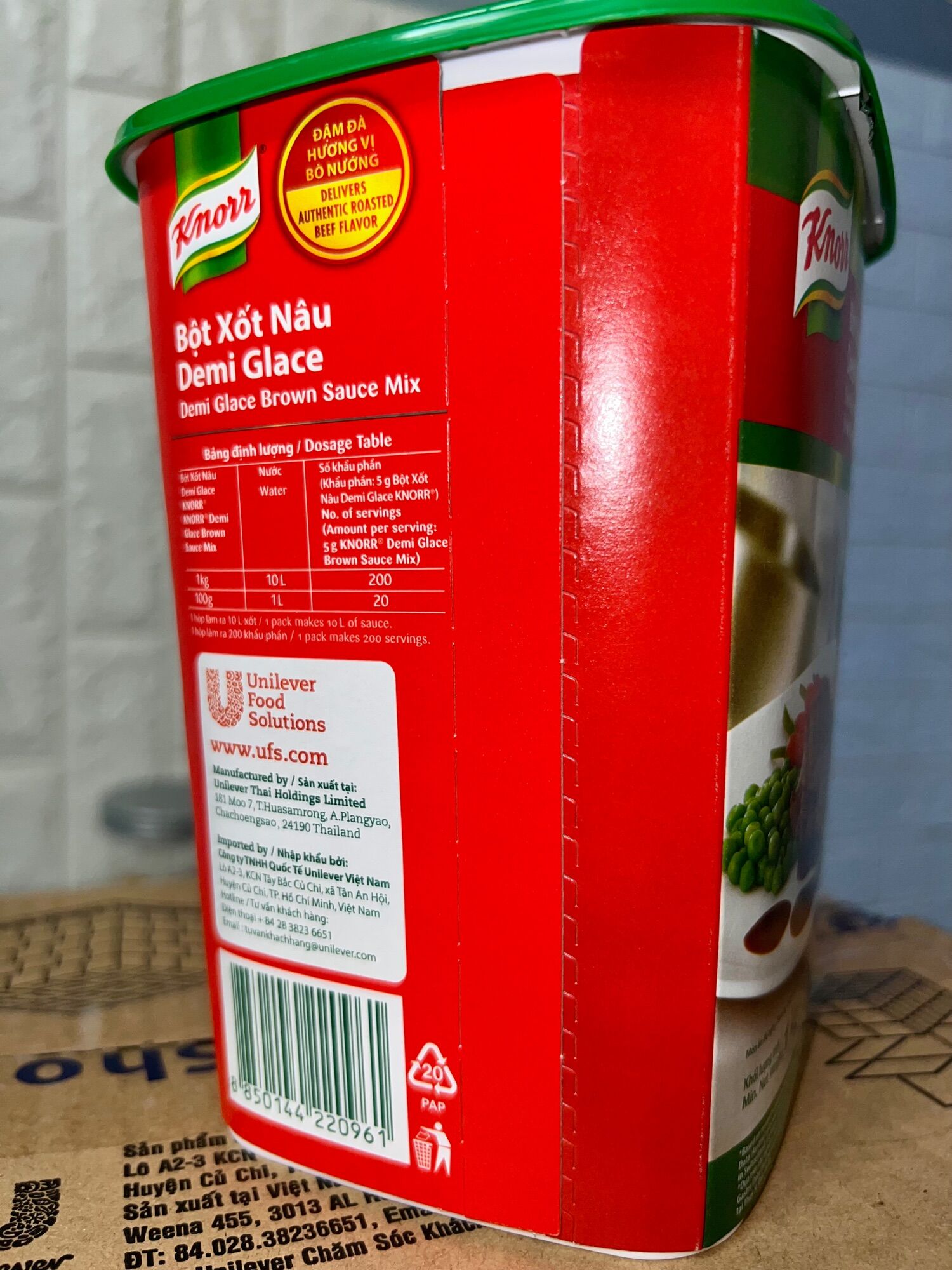 Bột Xốt Nâu Demi Glace Knorr 1kg