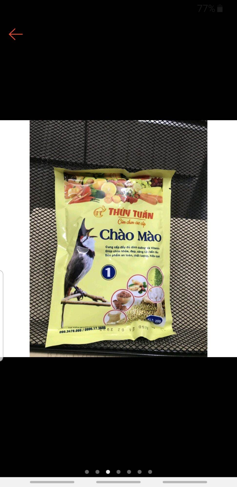 cám chim các loại cao cấp