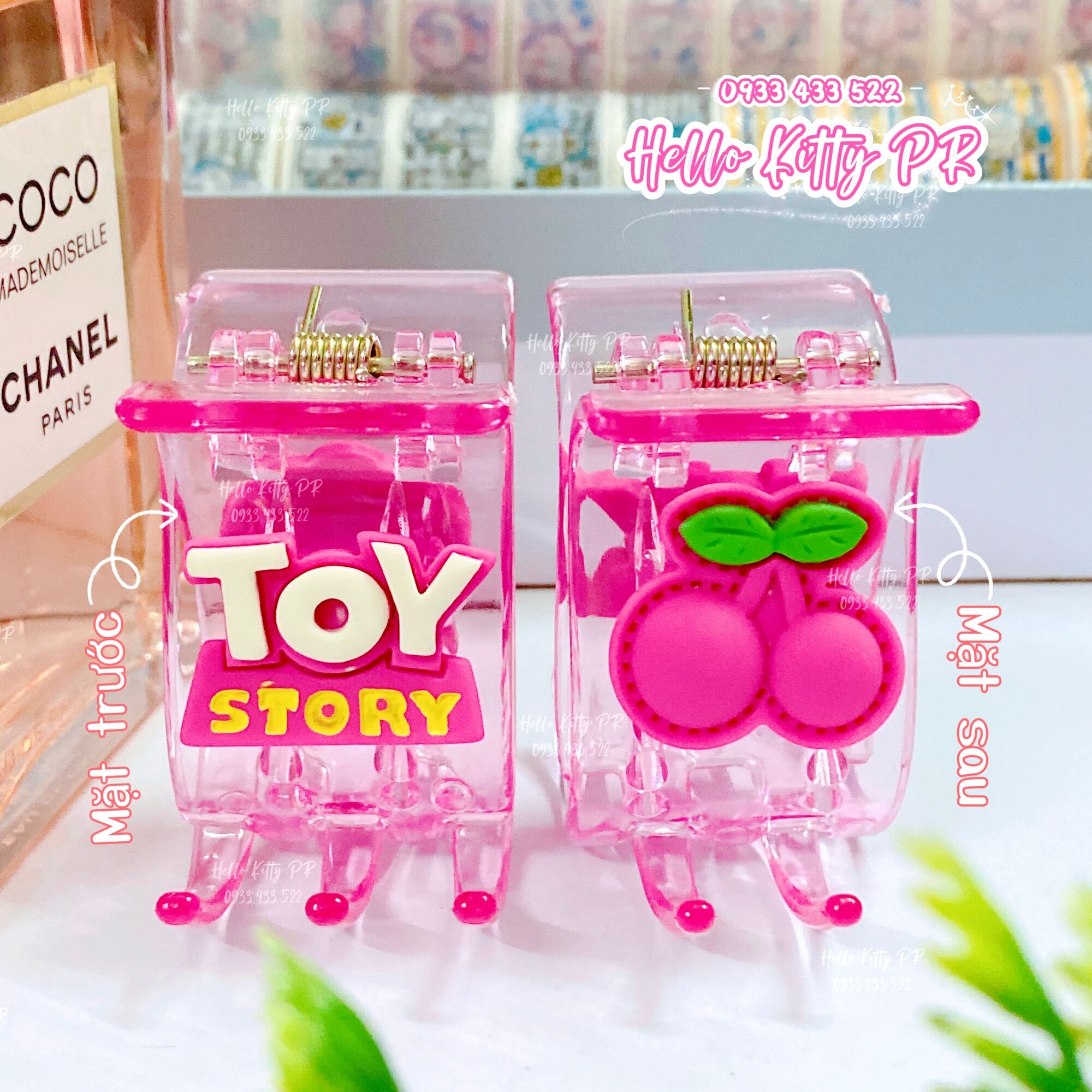 [Freeship Max] Kẹp càng cua 3 răng - 5 răng gấu dâu Lotso