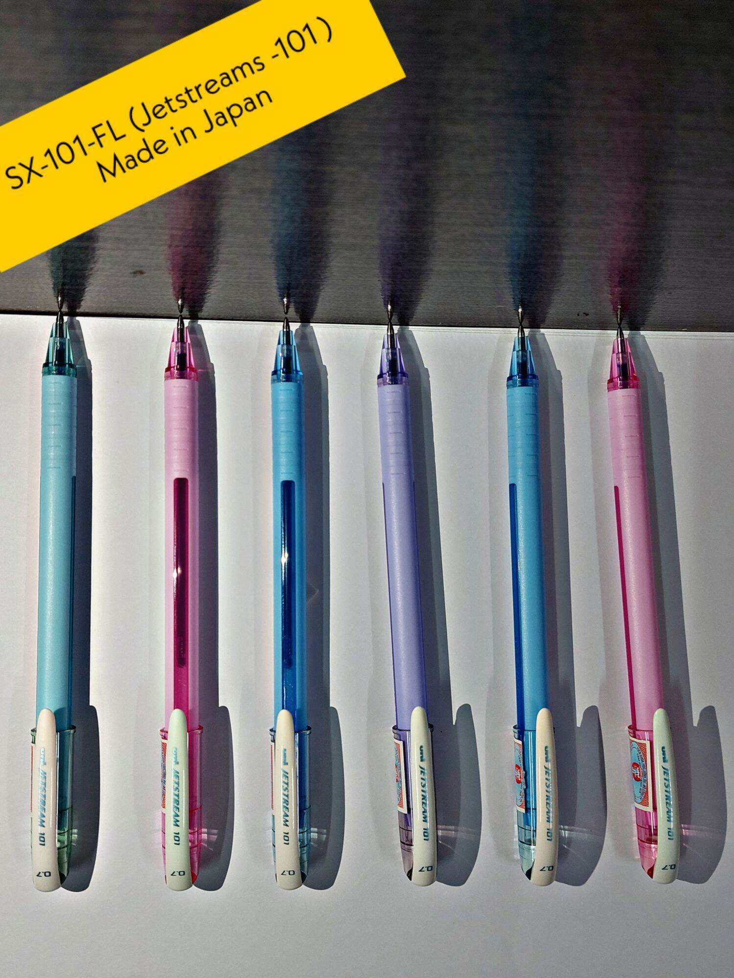 Bút bi jetstream sx-101f của uni-ball / 0.7 made in japan