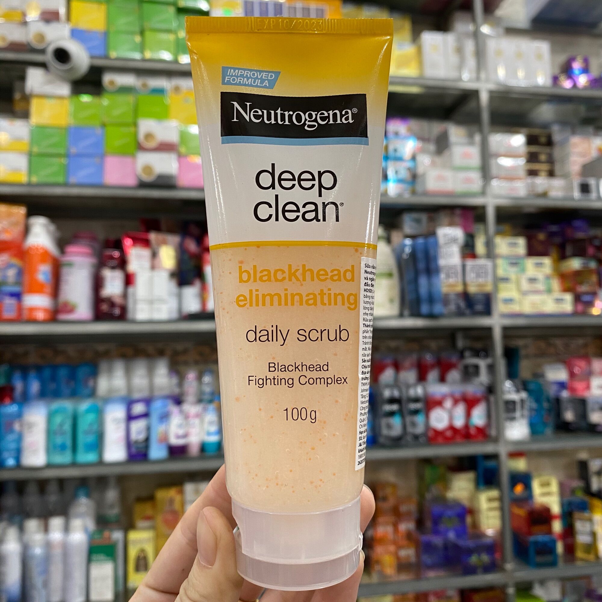 Sữa rửa mặt ngừa mụn đầu đen Neutrogena Deep Clean Blackhead Eliminating 100g