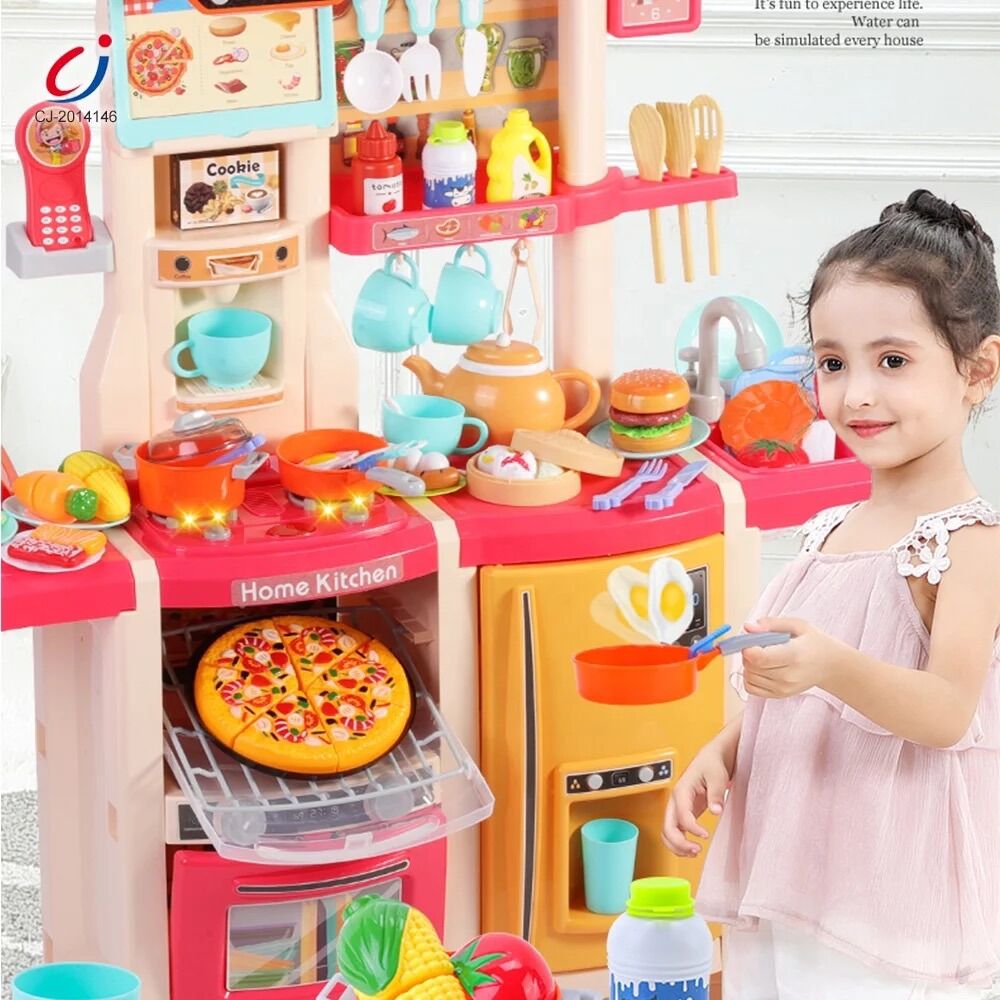 Đồ chơi nấu ăn kệ bếp Home Kitchen 100 cm cho Bé