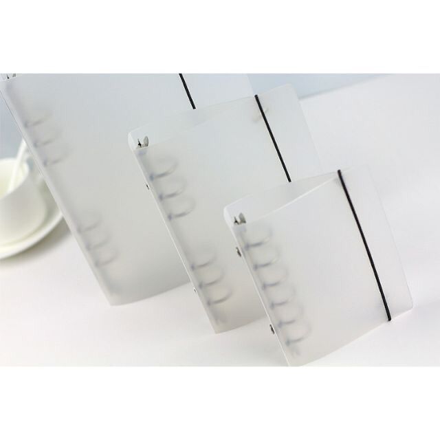 Bìa còng Binder 6 lỗ nhựa cứng khổ A5/A6