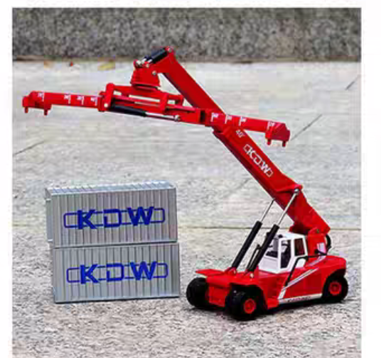 Mô hình xe xếp thùng container hợp kim 1:50