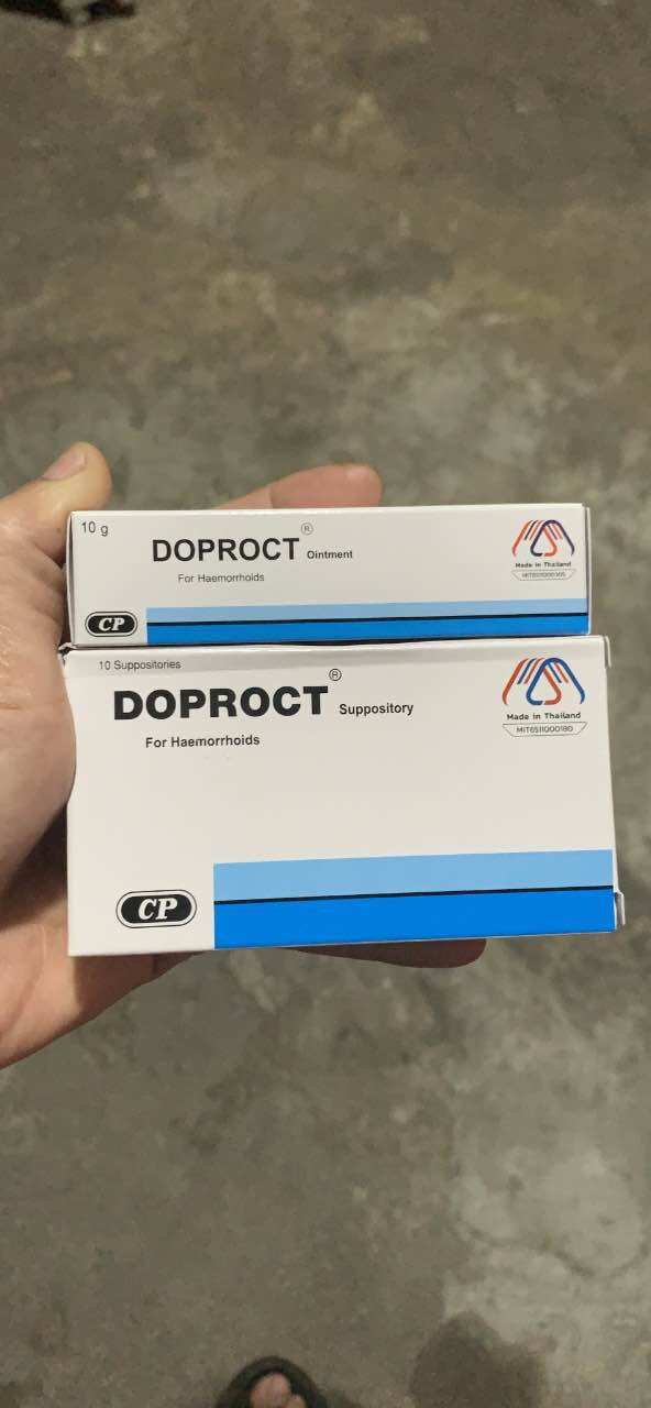 Viên đặt trĩ DOPROCT thái lan