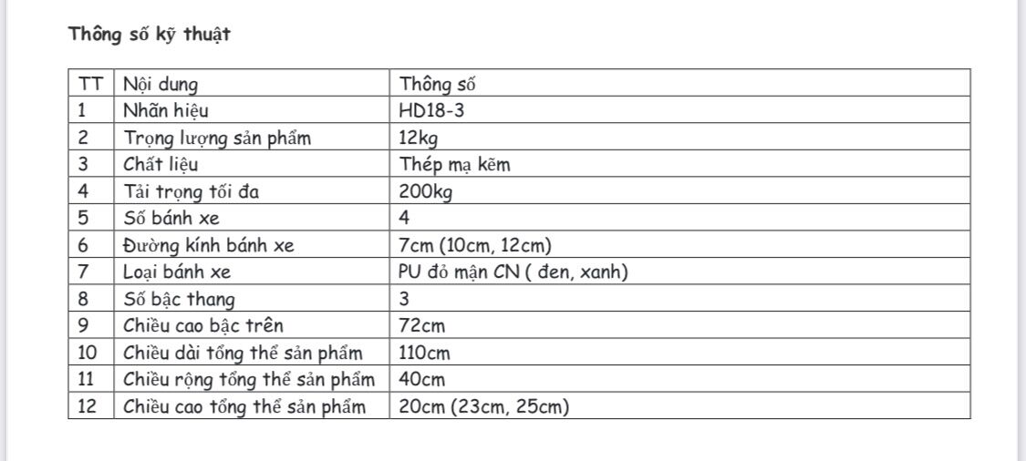 Xe đẩy đa năng, xe đẩy thang 3 bậc 4in1