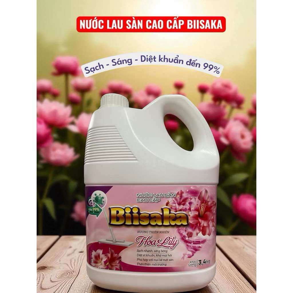 3kg4 Biisaka Premium Floor Cleaning Water Lily Flower Scent