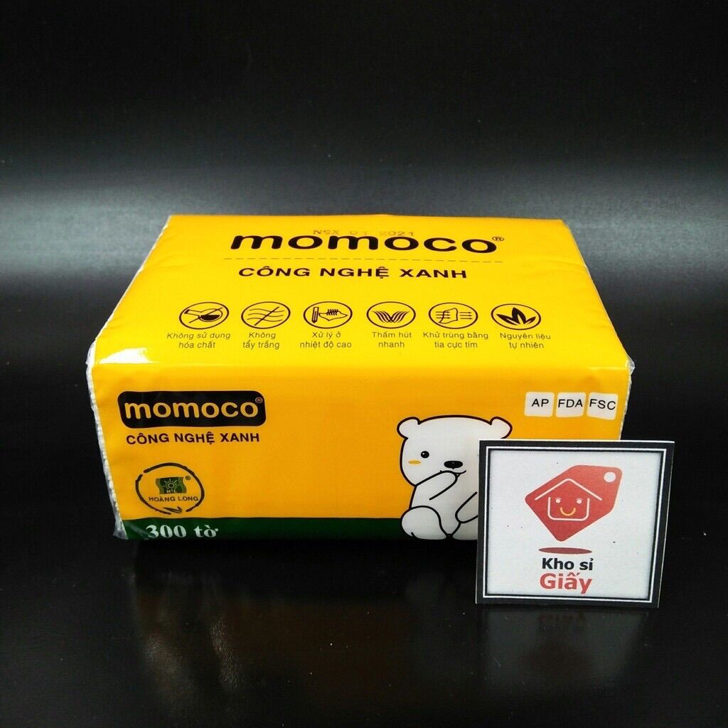 COMBO 10 GÓI RÚT LỤA MOMOCO GIẤY LỤA 3 LỚP MỀM MỊN VÀ DAI
