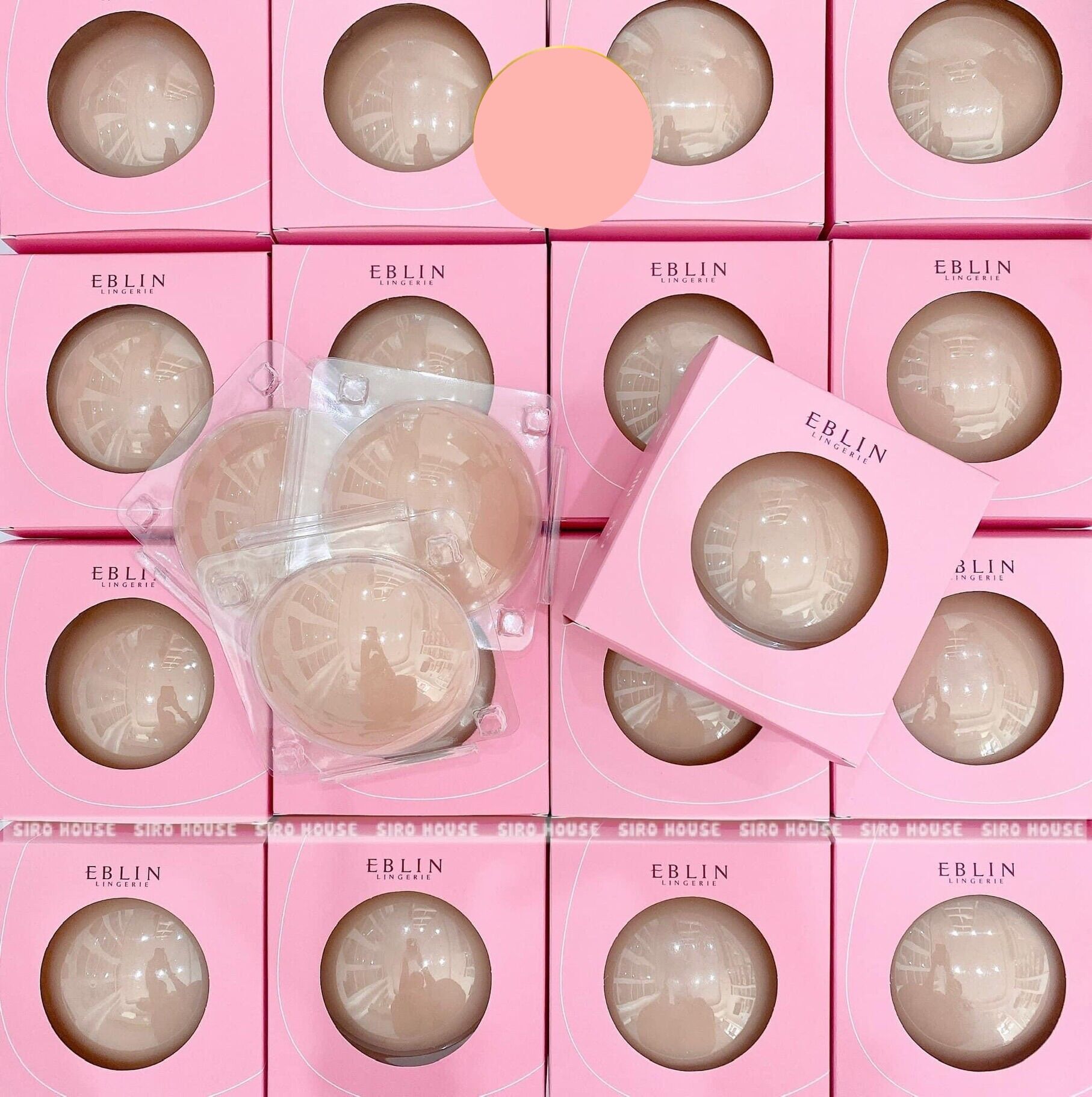 Miếng dán ngực silicon nhiệt tự thân eblin lingerie hàn quốc