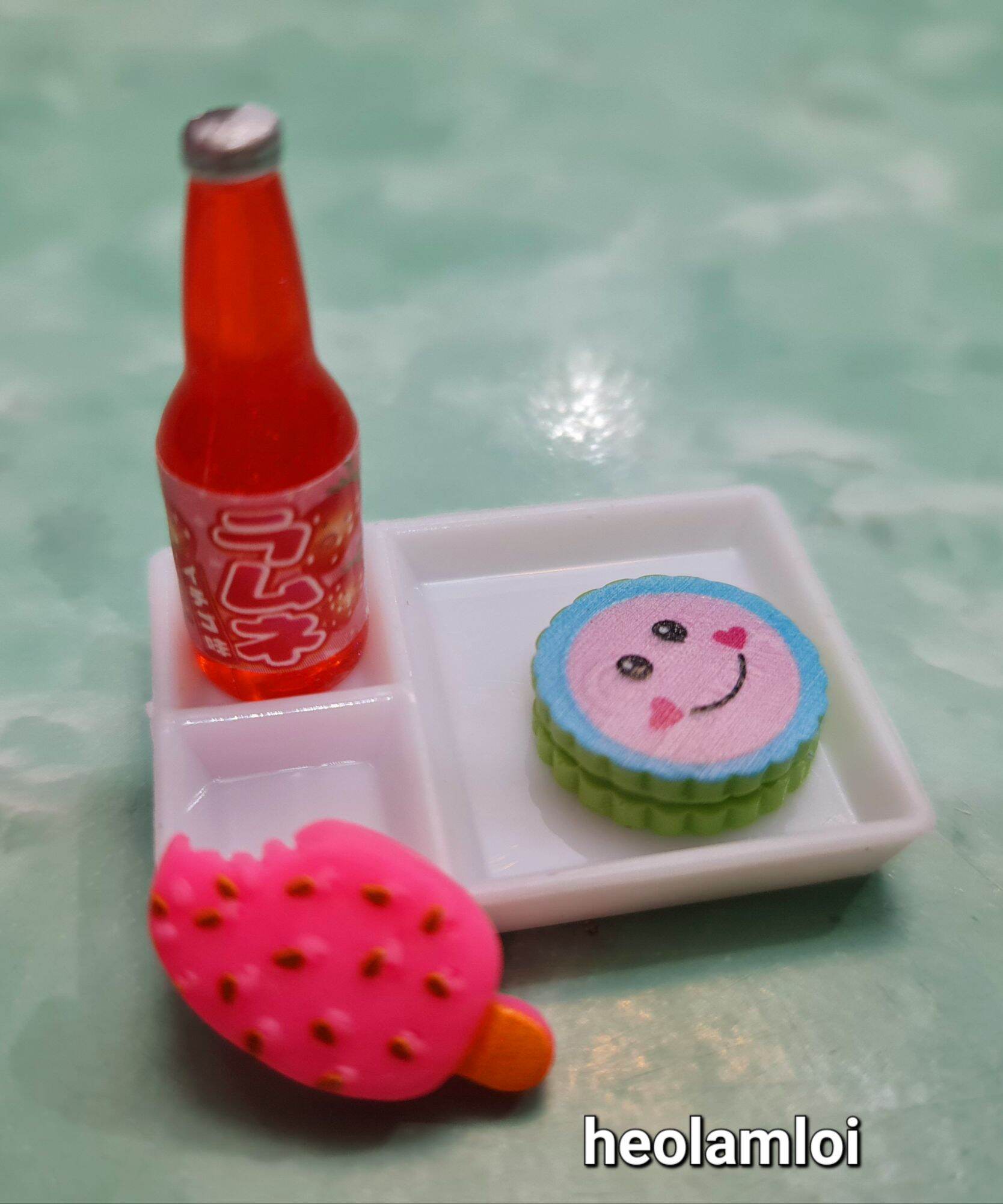 HỘP MÙ NHIỀU MÔ HÌNH ĐỒ ĂN ĐỒ CHƠI MINI (4 CHARM LỚN- NHỎ).