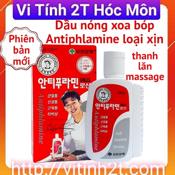 Dầu Nóng Xoa Bóp Antiphlamine Hàn Quốc 100ml