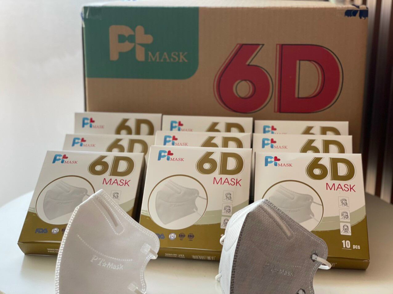 Khẩu trang 6D PT mask cao cấp