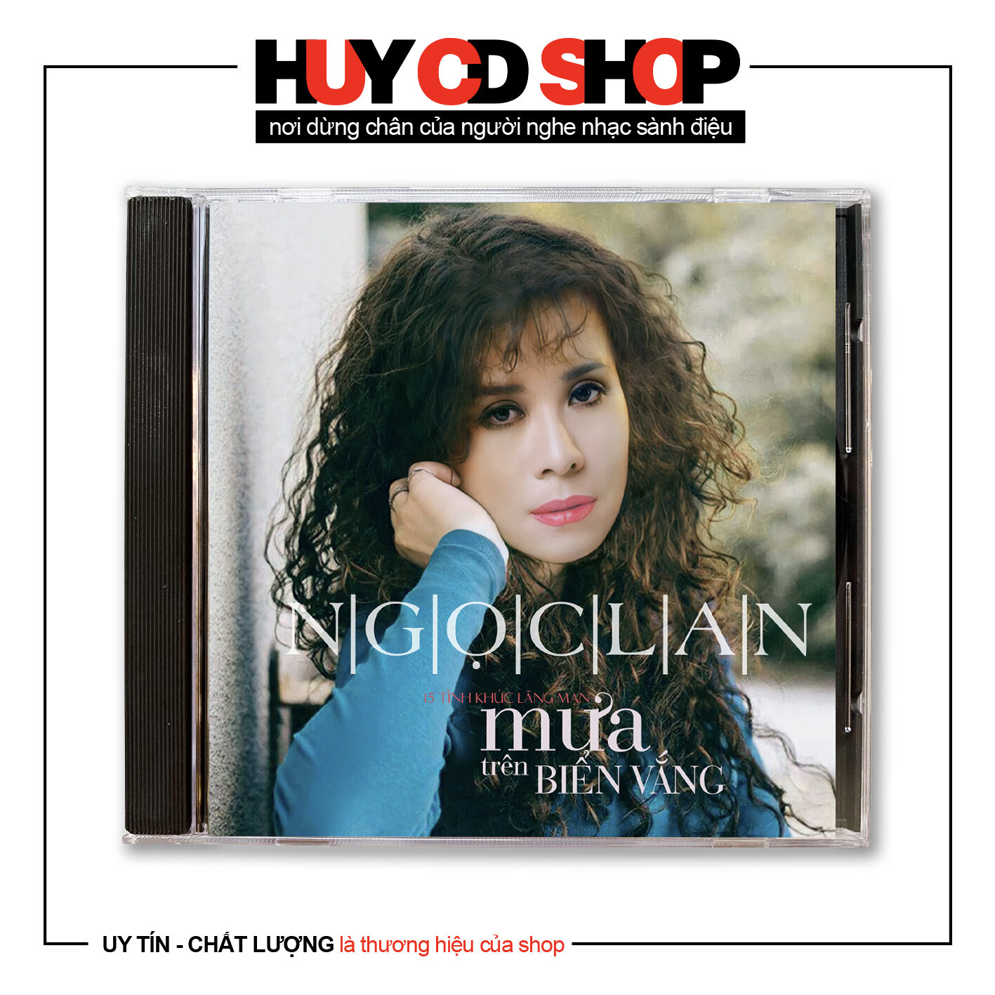 Đĩa CD Ngọc Lan Mưa trên biển vắng Nhạc sang trữ tình Bolero Đĩa lòng Trắng Chất Lượng cao Âm Thanh chuẩn HUY CD SHOP