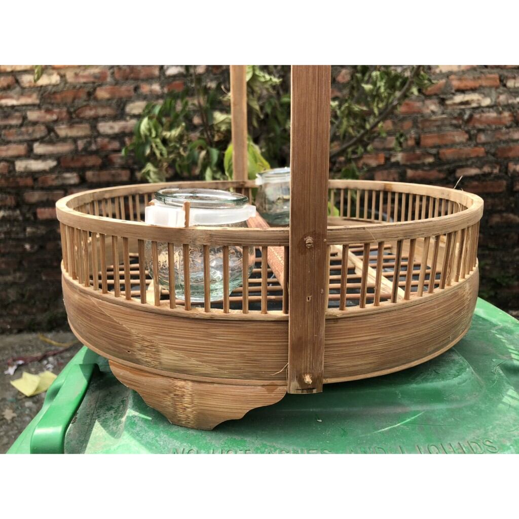 Lồng chim chào mào,chích choè trần ( tặng kèm xích)