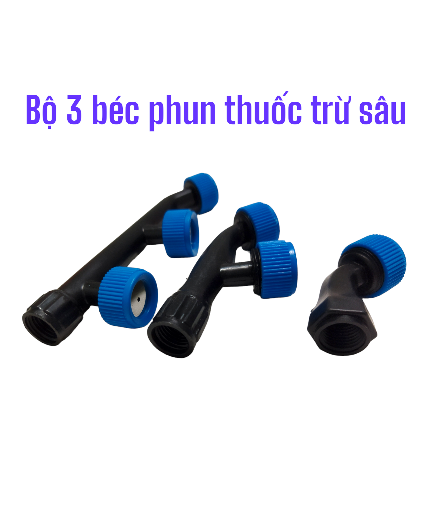 bộ 3 béc phun thuốc trừ sâu 1_2_3 .