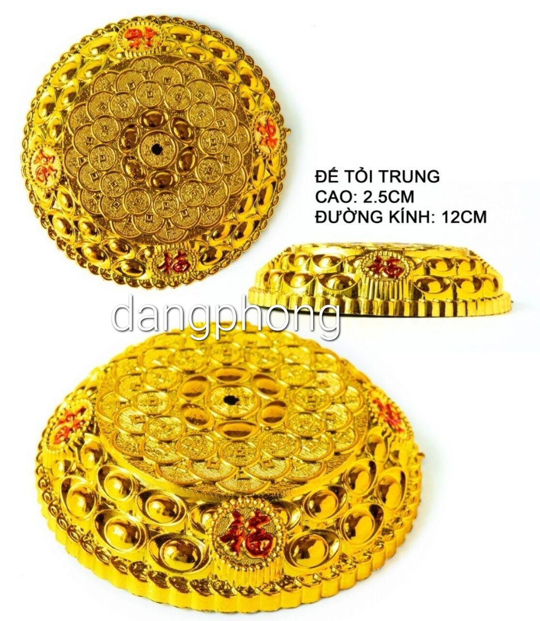 Đế size 10,12cm,15cm làm bông tỏi tháp tỏi