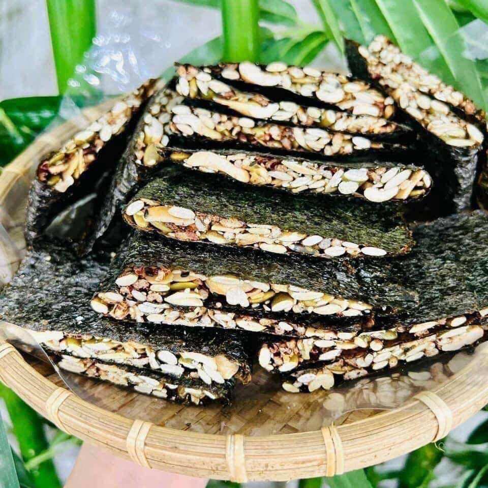 1kg bánh rong biển kẹp hạt dinh dưỡng giá sỉ