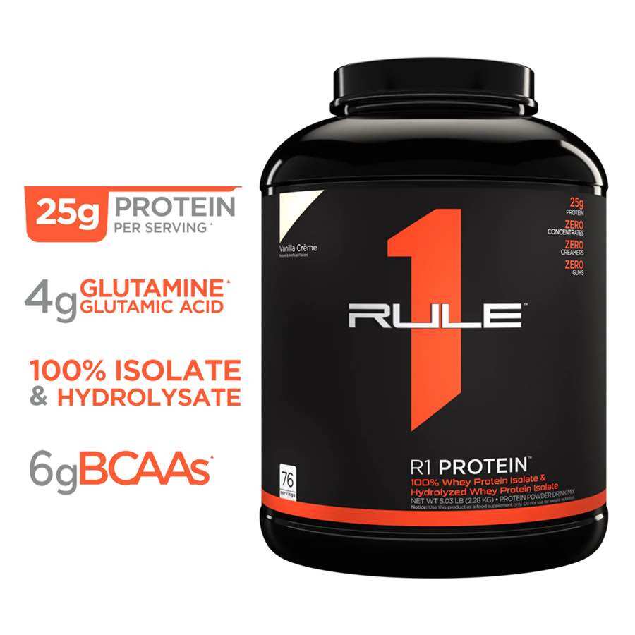 [Chính hãng] [Freeship] Sữa Tăng Cơ Whey RULE 1 Protein 2.3 KG