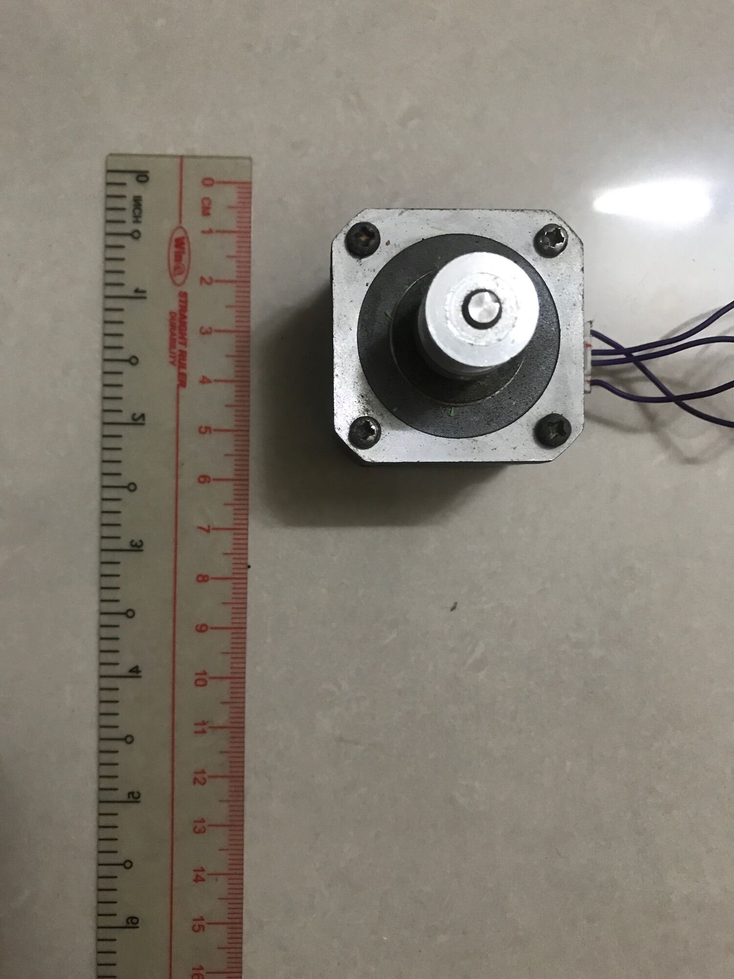 Động cơ bước 1.8 độ có kèm pulley cũ