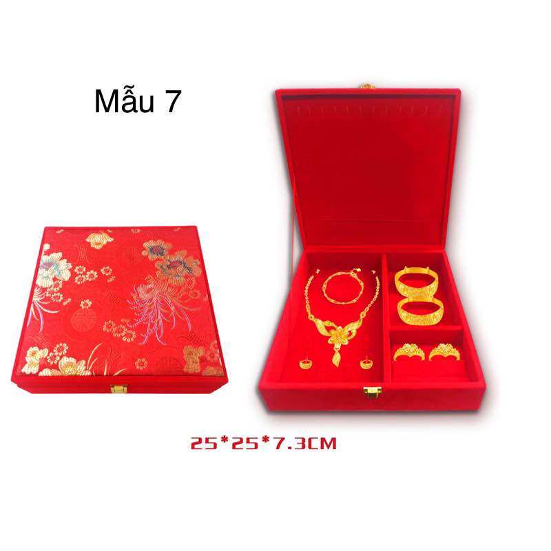 Hộp đựng trang sức đám cưới đám hỏi cao cấp