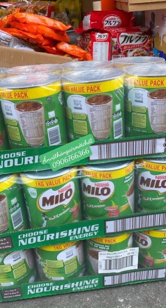[NEW DATE 06/2026]Sữa Bột Milo Úc Hộp 1 Kg