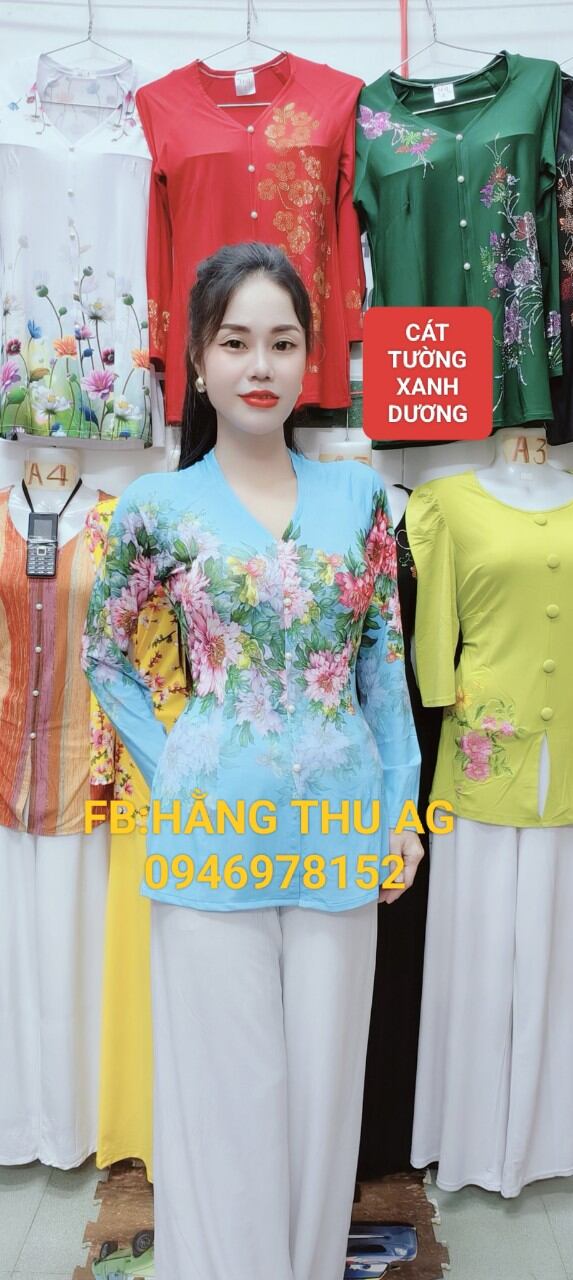 ÁO BÀ BA 5D MẪU CÁT TƯỜNG SIÊU PHẨM THUN LỤA 5D CỰC MÁT