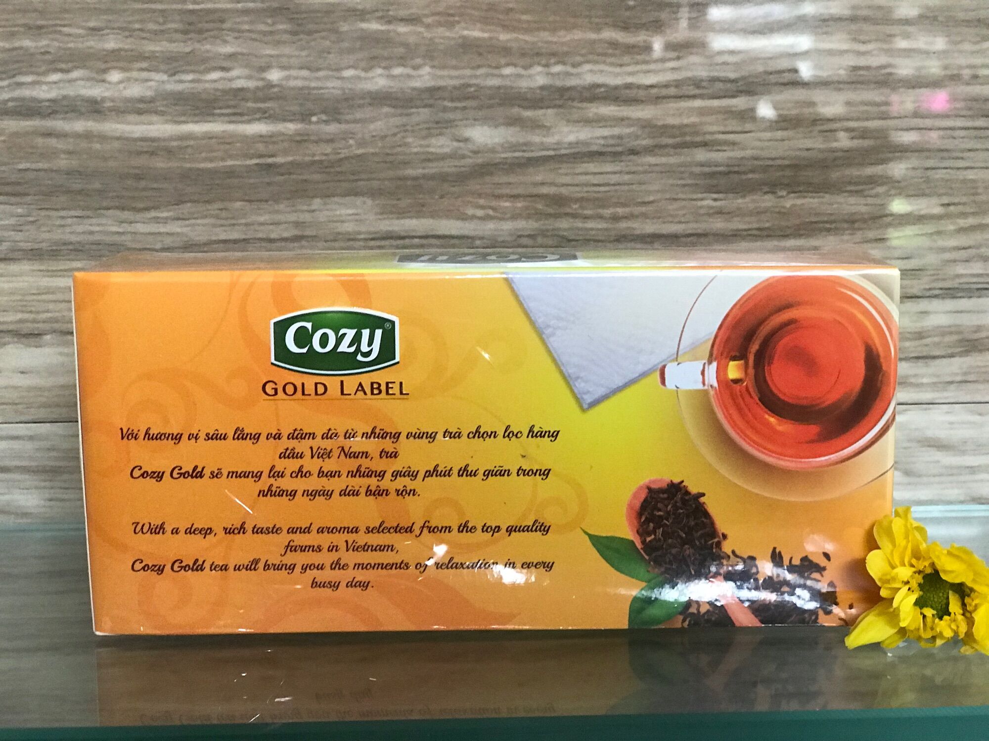 [HCM]Trà Cozy nhãn Vàng hộp 50g (2g*25 túi)