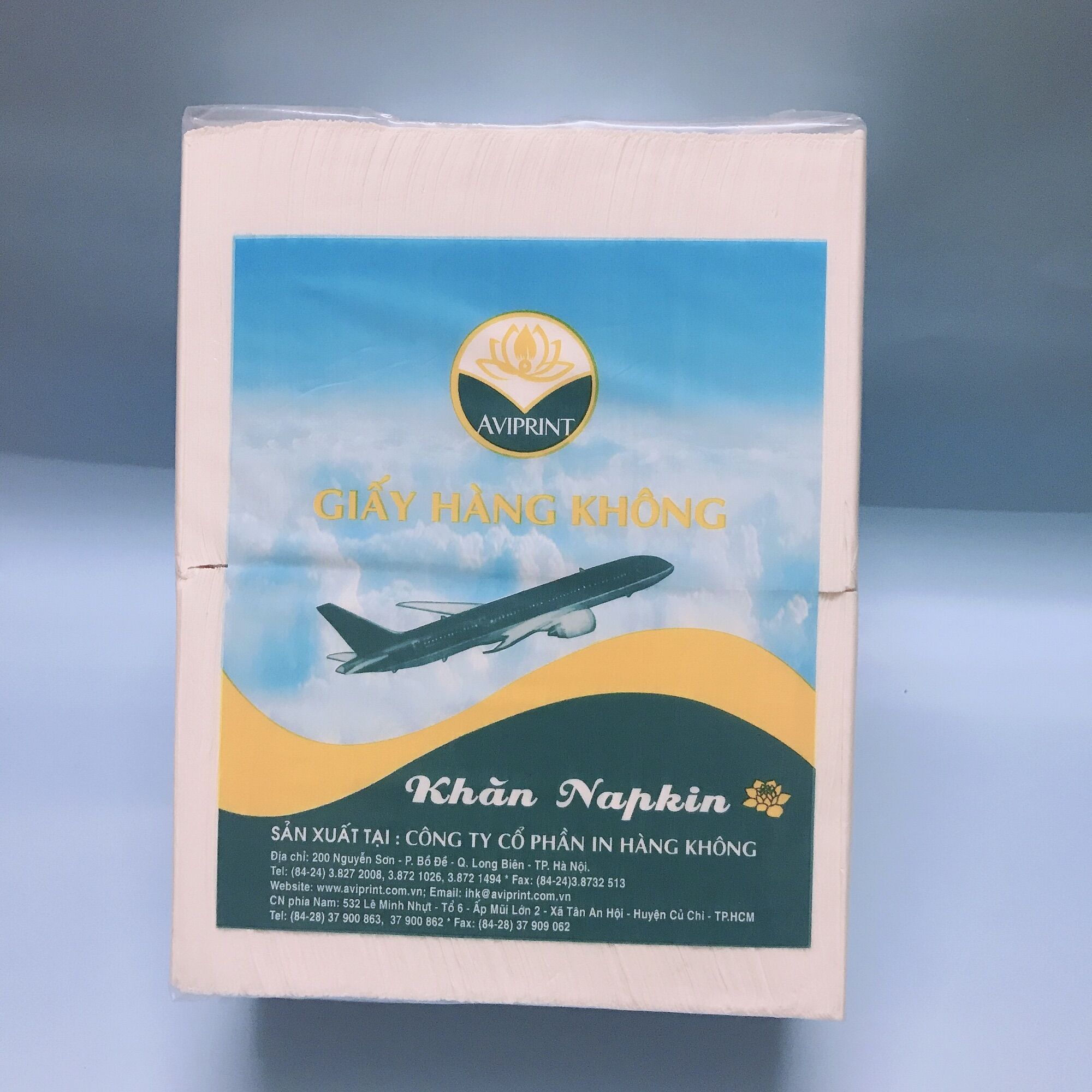 Giấy ăn napkin hàng không 1kg 1 gói 3 lớp siêu dai
