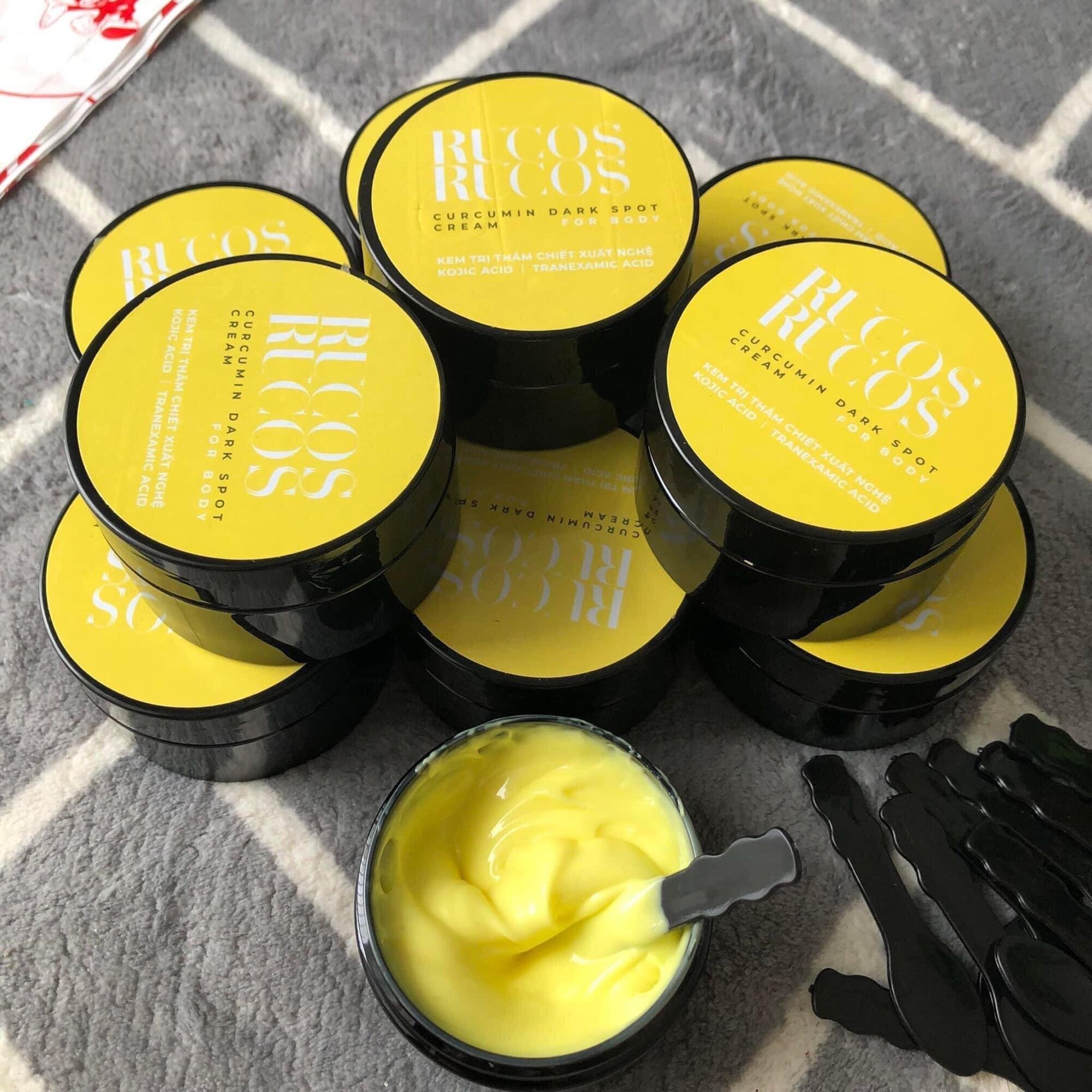 Combo Kem Mờ Thâm & Body OiL Rucos 4%BHA (kèm vòi)