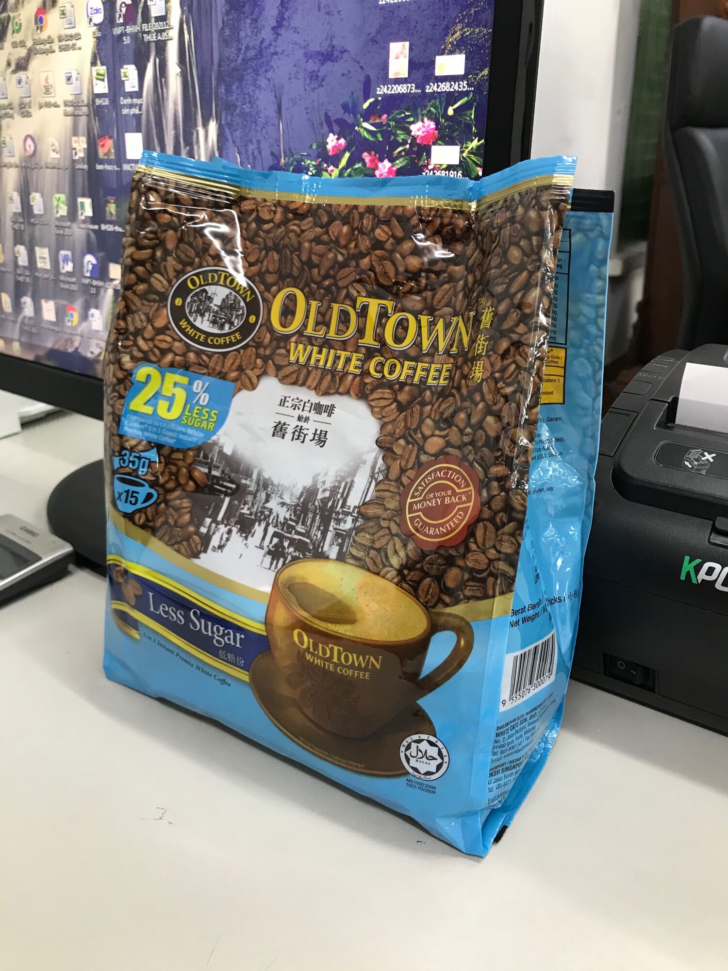 Cà Phê Oldtown Less Sugar Malaysia