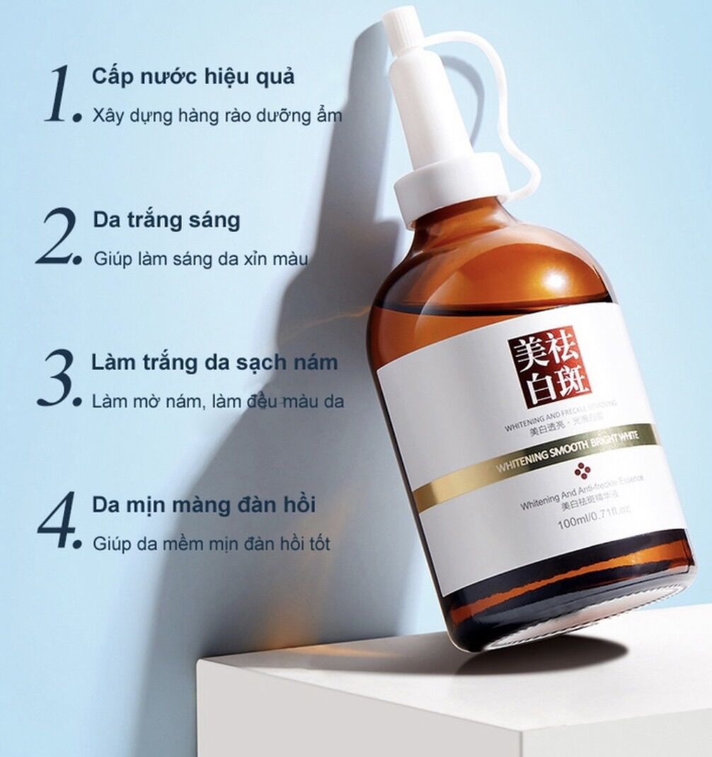 Tinh chất làm trắng sạch tàn nhang 100ml Hiệu quả làm mờ thâm nám tàn nhan, kem thâm nám Kem bôi trắng da mặt kem tẩy
