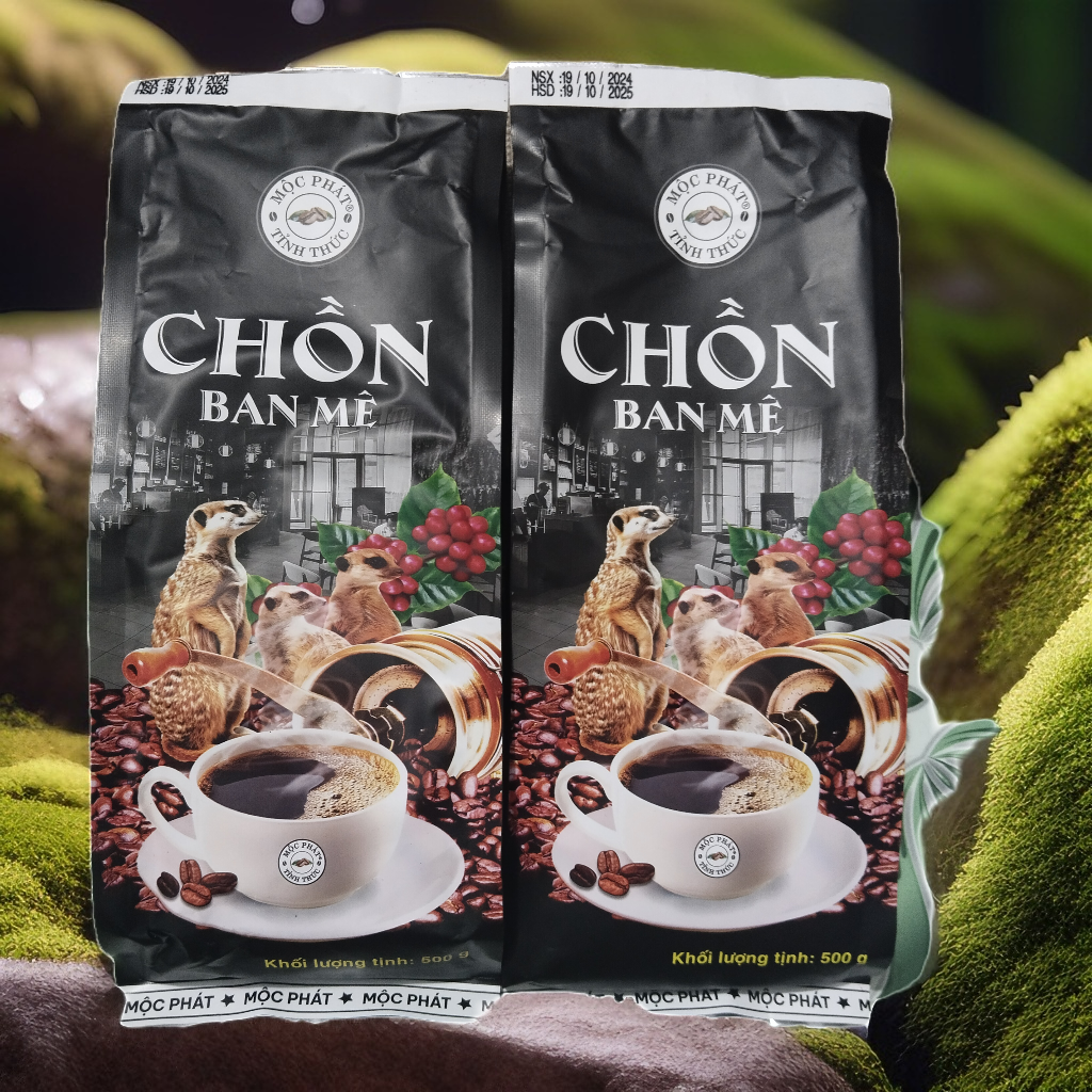 Cà phê chồn Ban Mê thơm ngon=1kg, cafe Hiệu Mộc Phát